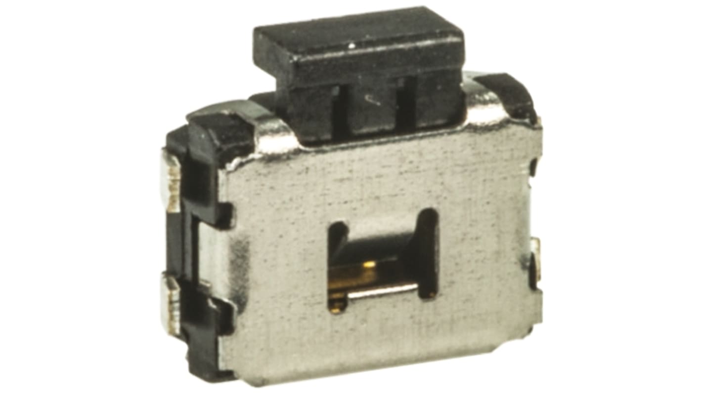 Wurth Elektronik Black Tactile Switch, SPST 50 mA @ 12 V dc 2.6mm Surface Mount