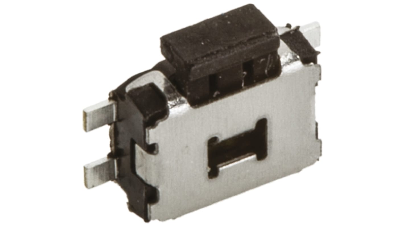 Wurth Elektronik Black Tactile Switch, SPST 50 mA @ 12 V dc 2.6mm Surface Mount
