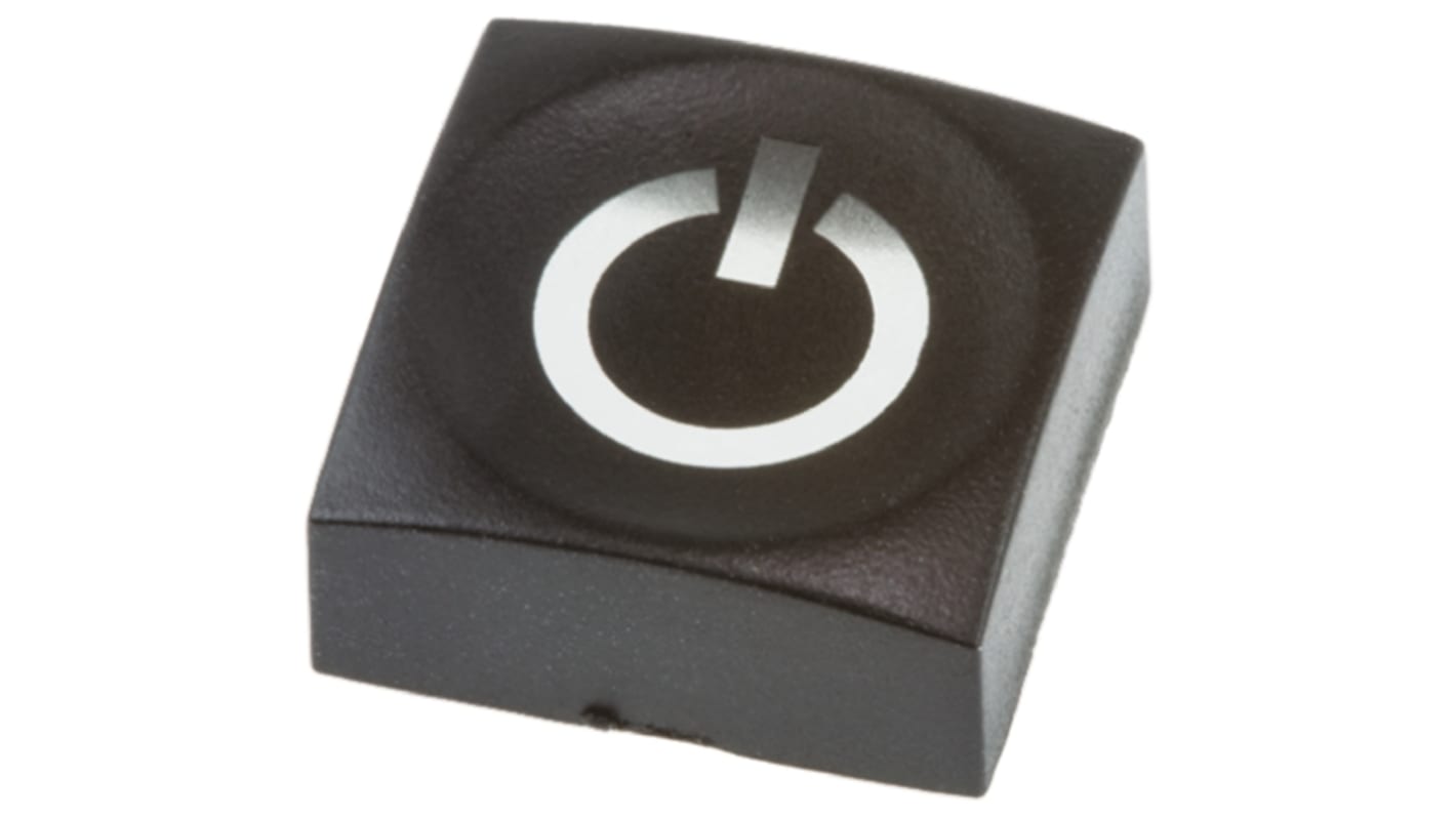 Black Tactile Switch Cap For Use With WS-TLT Series