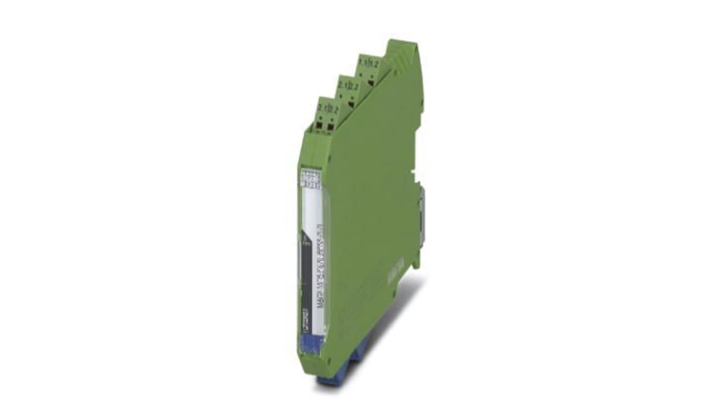Phoenix Contact 2 Channel Zener Barrier, Repeater power supply, Current Input, Current Output, ATEX