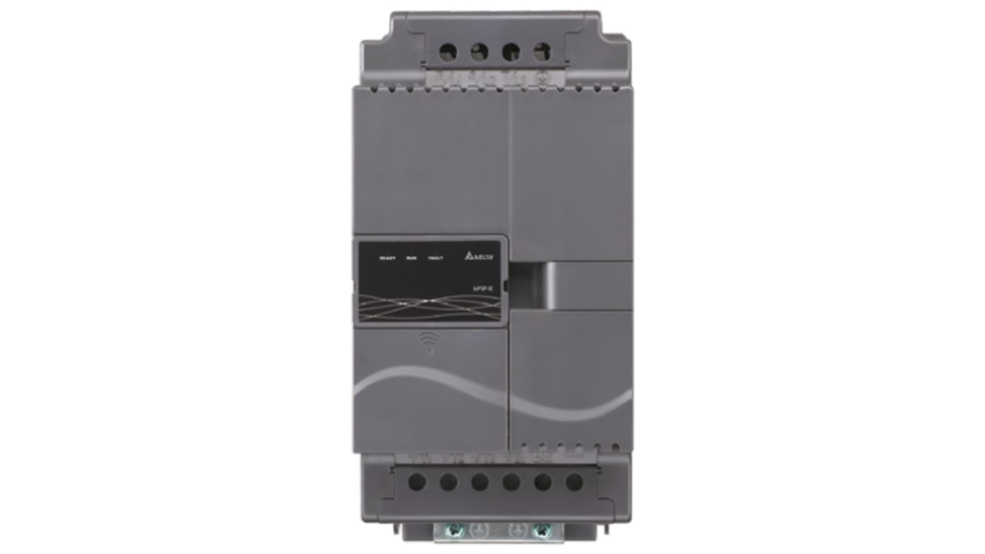 Delta Electronics Inverter Drive, 11 kW, 3 Phase, 460 V, 26 A, VFD-E Series