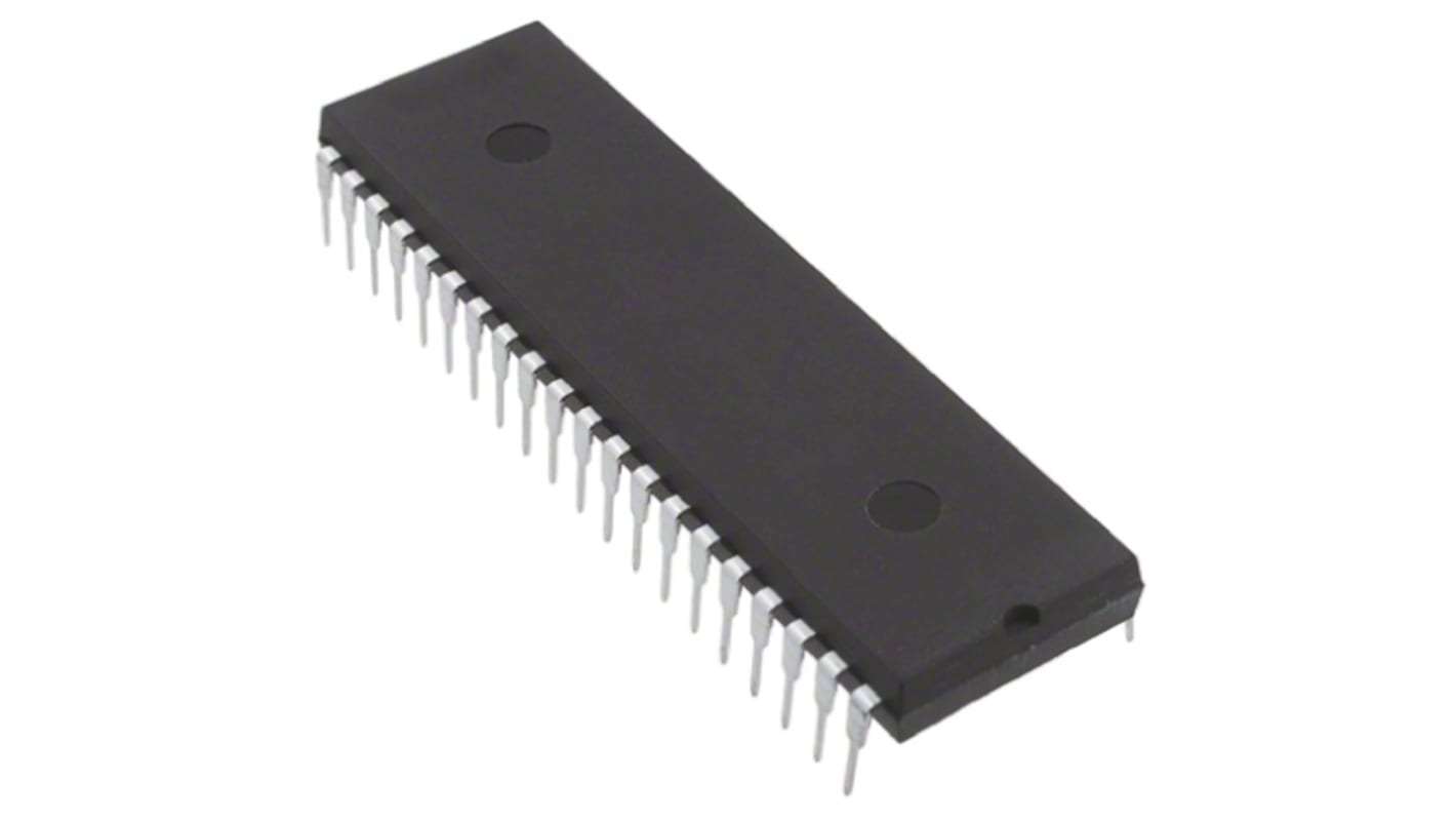 Maxim Integrated, 8bit 8051, DS89C Microcontroller, 33MHz, 64 kB Flash, 40-Pin PDIP