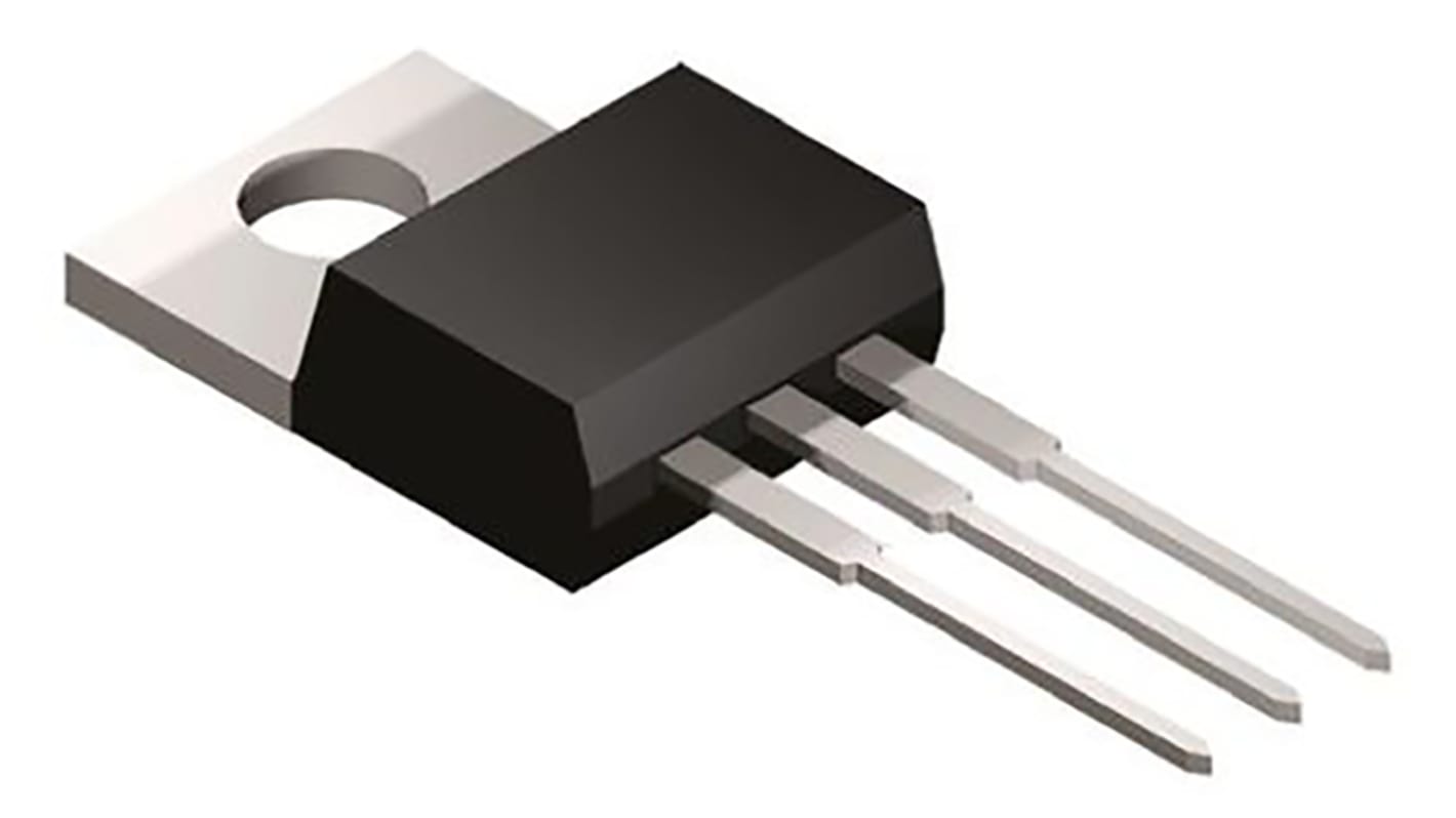 MOSFET STMicroelectronics STP10N60M2, VDSS 650 V, ID 7,5 A, TO-220 de 3 pines, , config. Simple