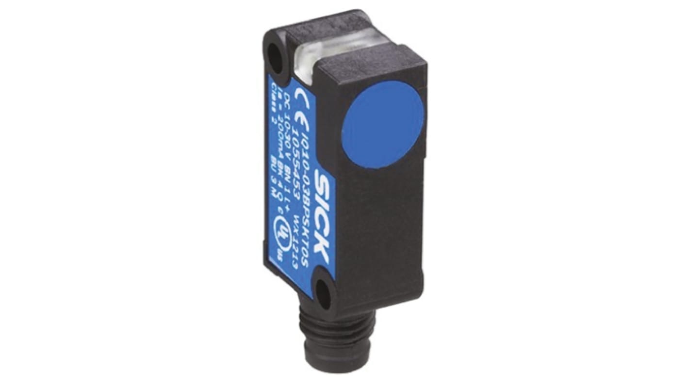 Sick Inductive Block-Style Proximity Sensor, 3 mm Detection, PNP Output, 10 → 30 V dc, IP67, IP68