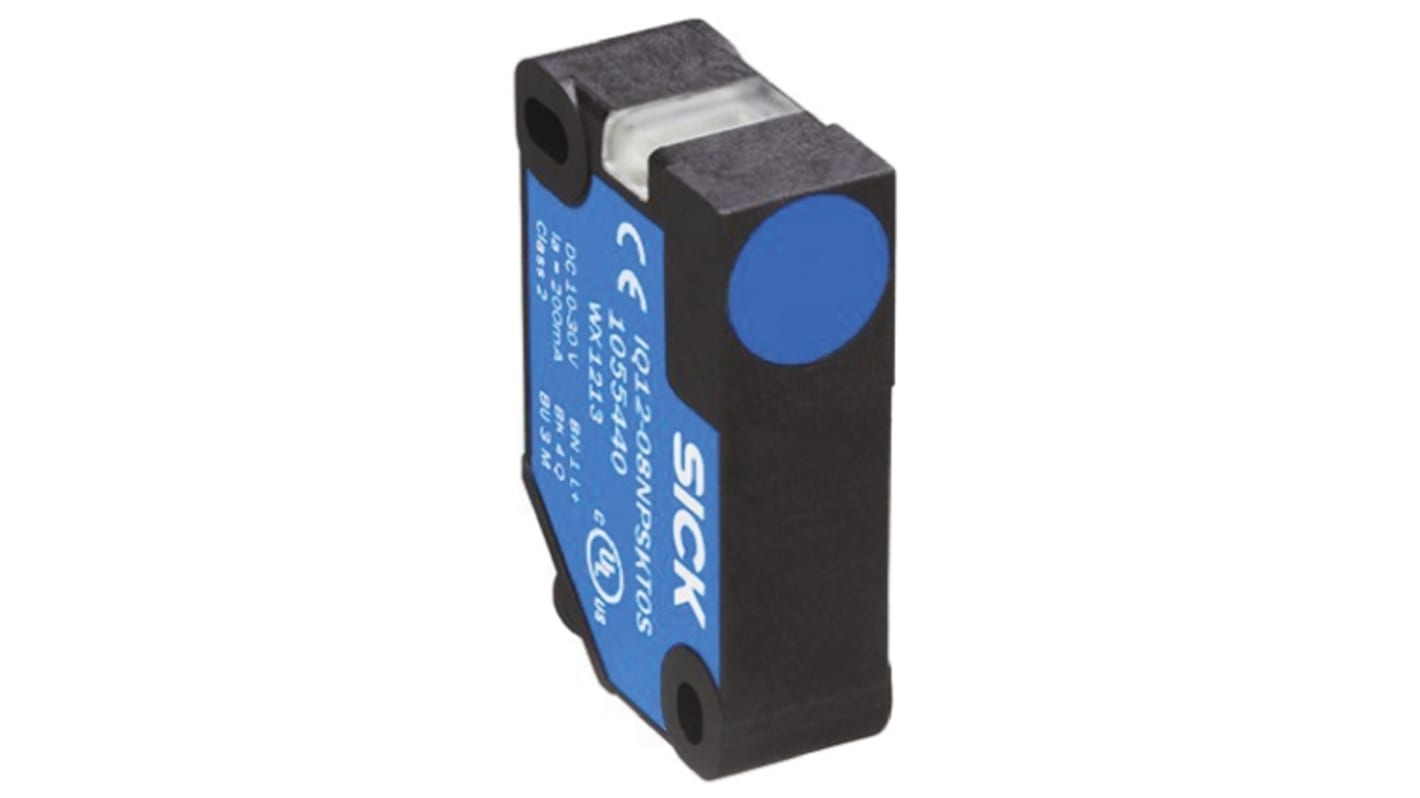 Sick Inductive Block-Style Proximity Sensor, 8 mm Detection, PNP Output, 10 → 30 V dc, IP67, IP68