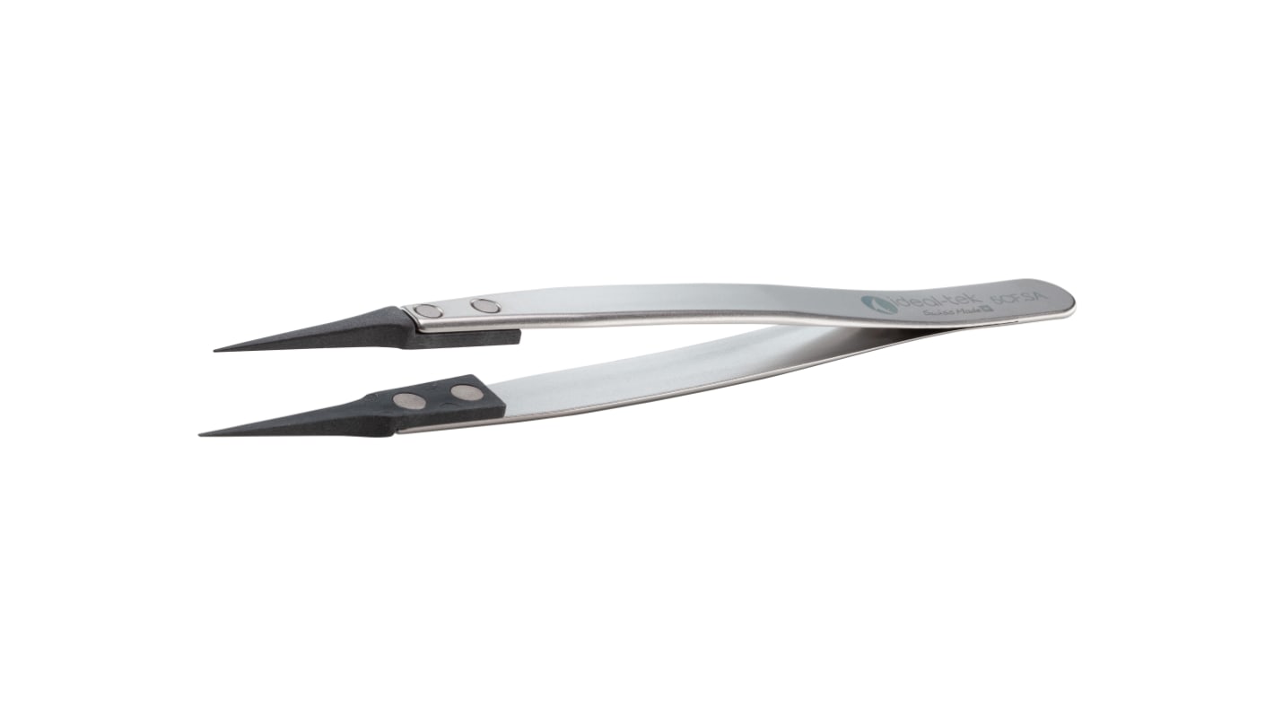 ideal-tek 130 mm, Stainless Steel, ESD Tweezers