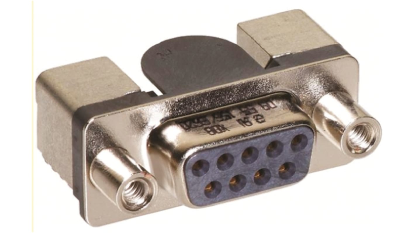 Connecteur Sub-D Femelle HARTING 9 voies CMS Angle droit