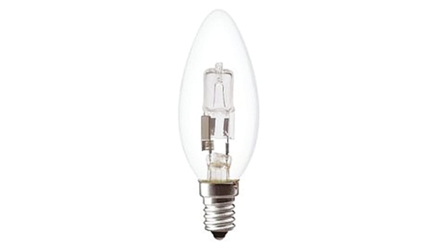 Sylvania 28 W Clear Halogen Bulb SES / E14, Candle, 240 V, 35mm