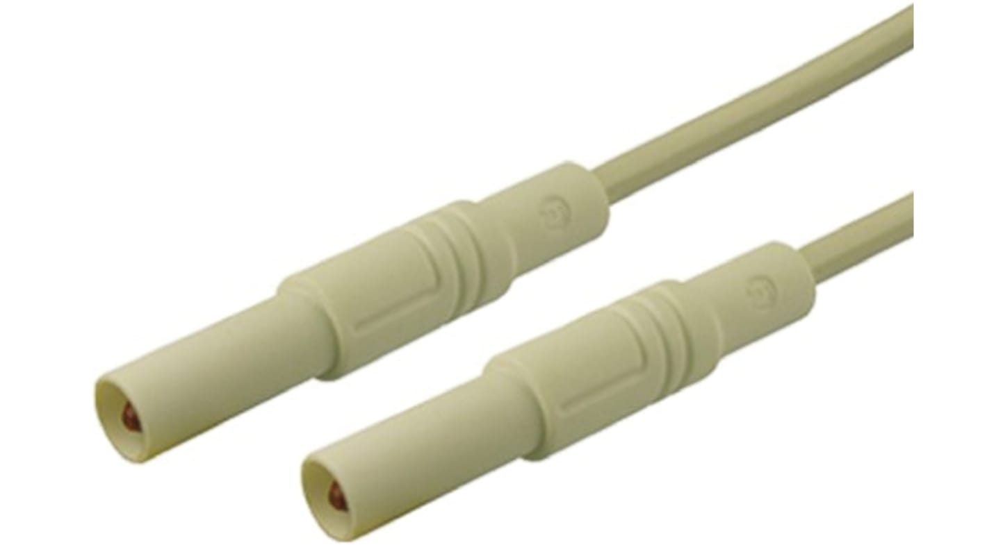 Hirschmann Test & Measurement, 32A, 1000V ac/dc, White, 2m Lead Length