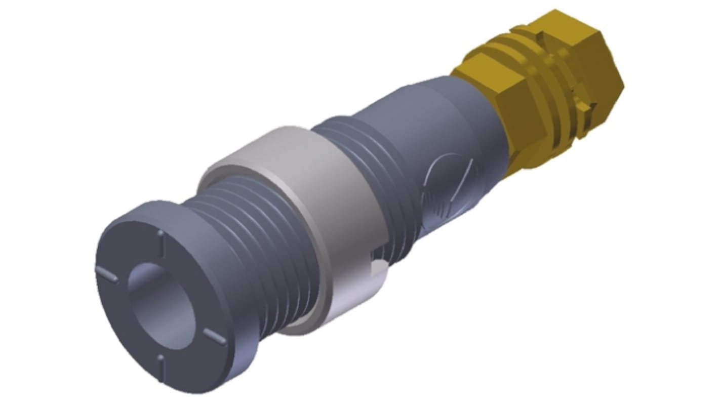 Fiche banane femelle 2mm Hirschmann Test & Measurement Gris Femelle 10A 1000V c.a. / V c.c.