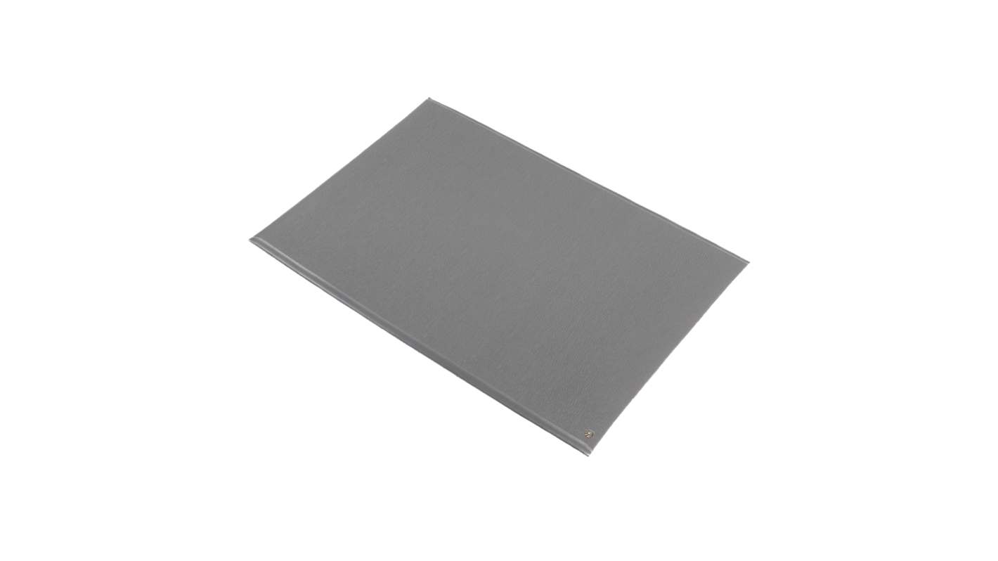 Tappetino sicurezza ESD per Pavimento RS PRO, 900mm x 600mm x 9mm, col. Grigio