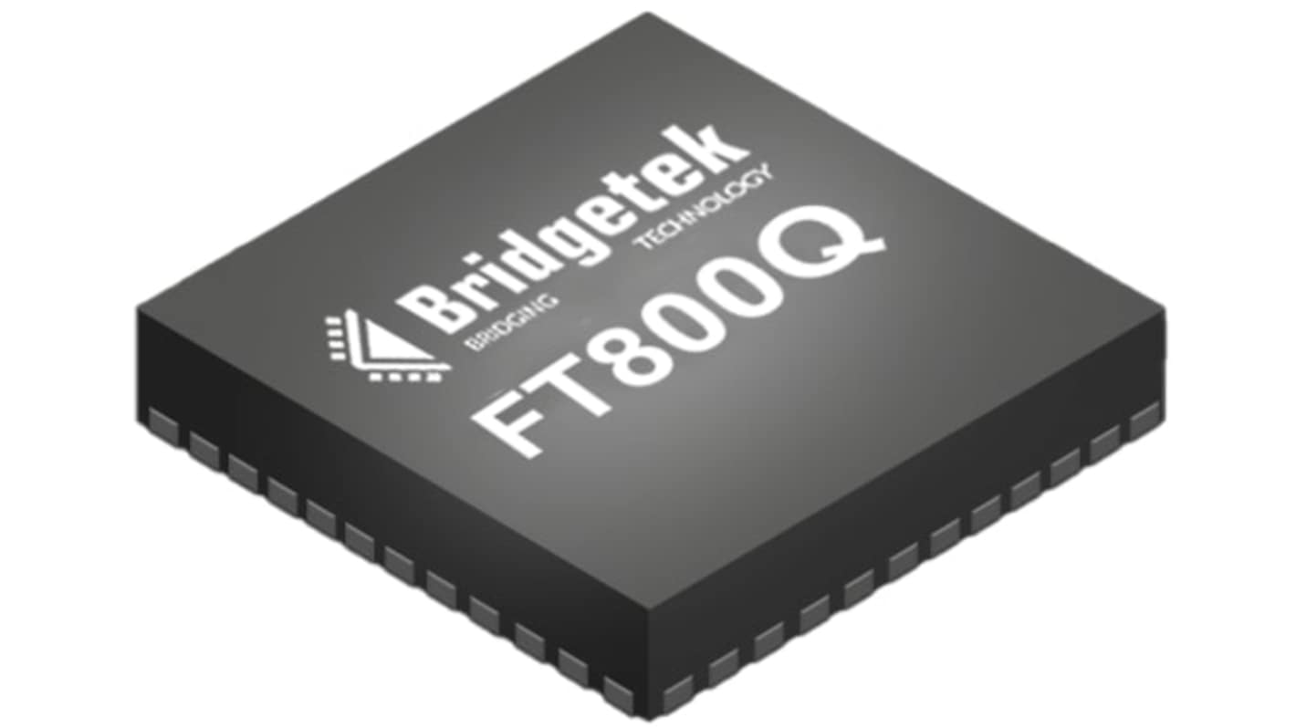 Grafikus vezérlő FT800Q-R, 48-tüskés, QFN