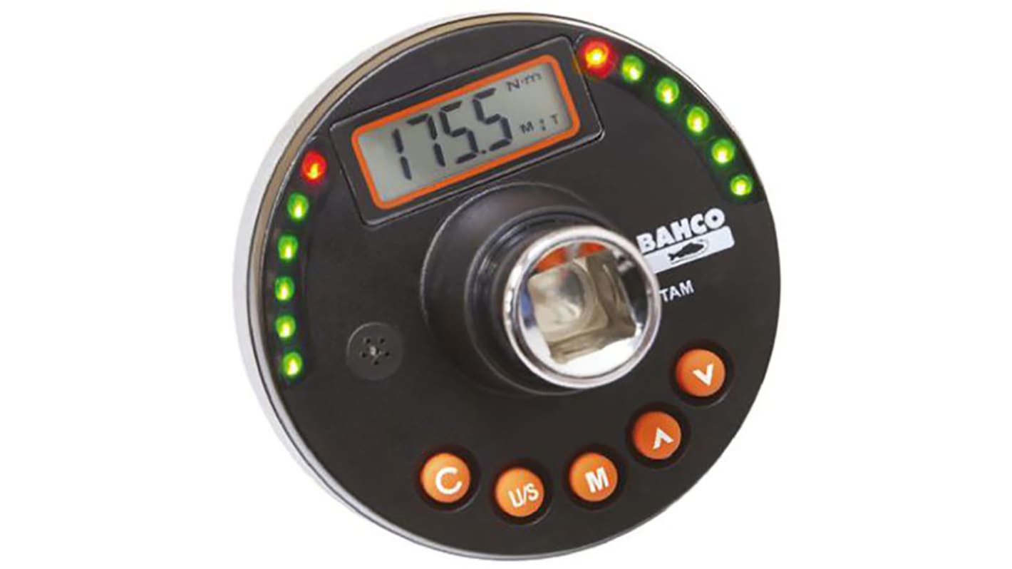 Bahco Digital Torque Tester, 6.8 → 135Nm, Square: 1/2in Drive, ±4 % Accuracy