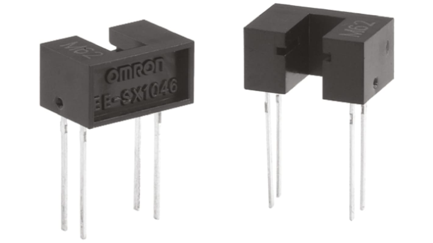 EE-SX1046 Omron, Through Hole Slotted Optical Switch, Phototransistor Output