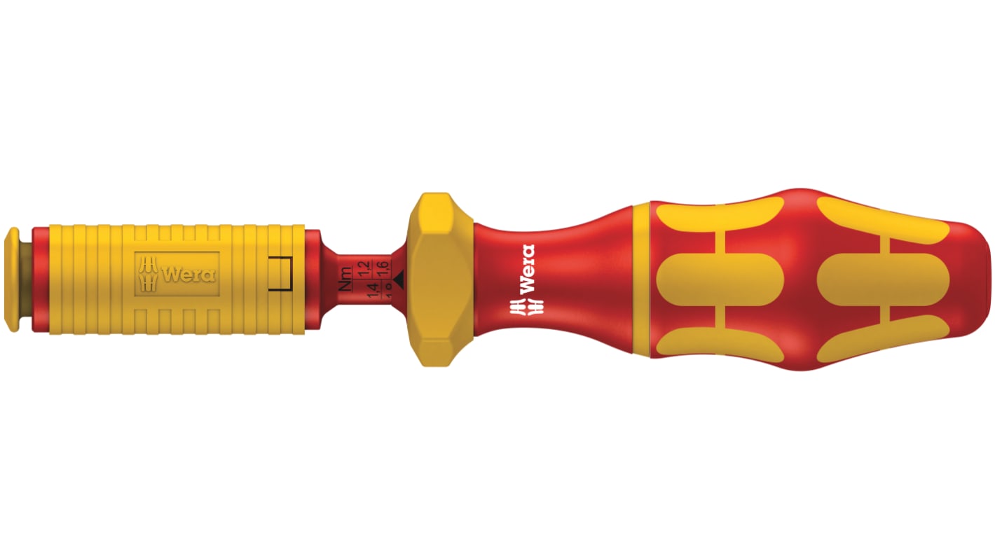 Wera Drehmomentschraubendreher voreingestellt, 1.2 → 3Nm / 1.2 → 3 Nm, Länge 192 mm