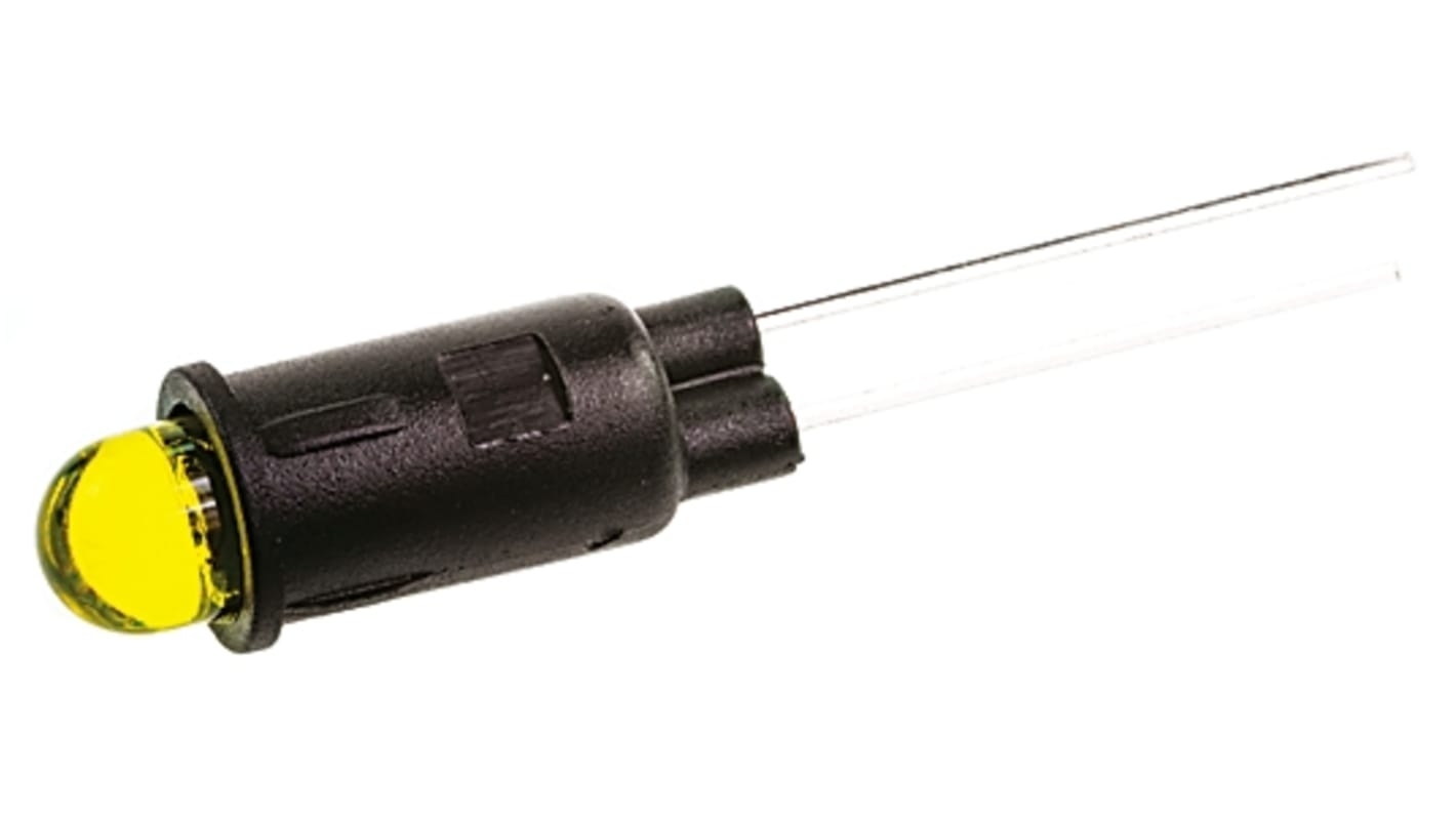 Marl Yellow Indicator, 2.8V, 6.4mm Mounting Hole Size