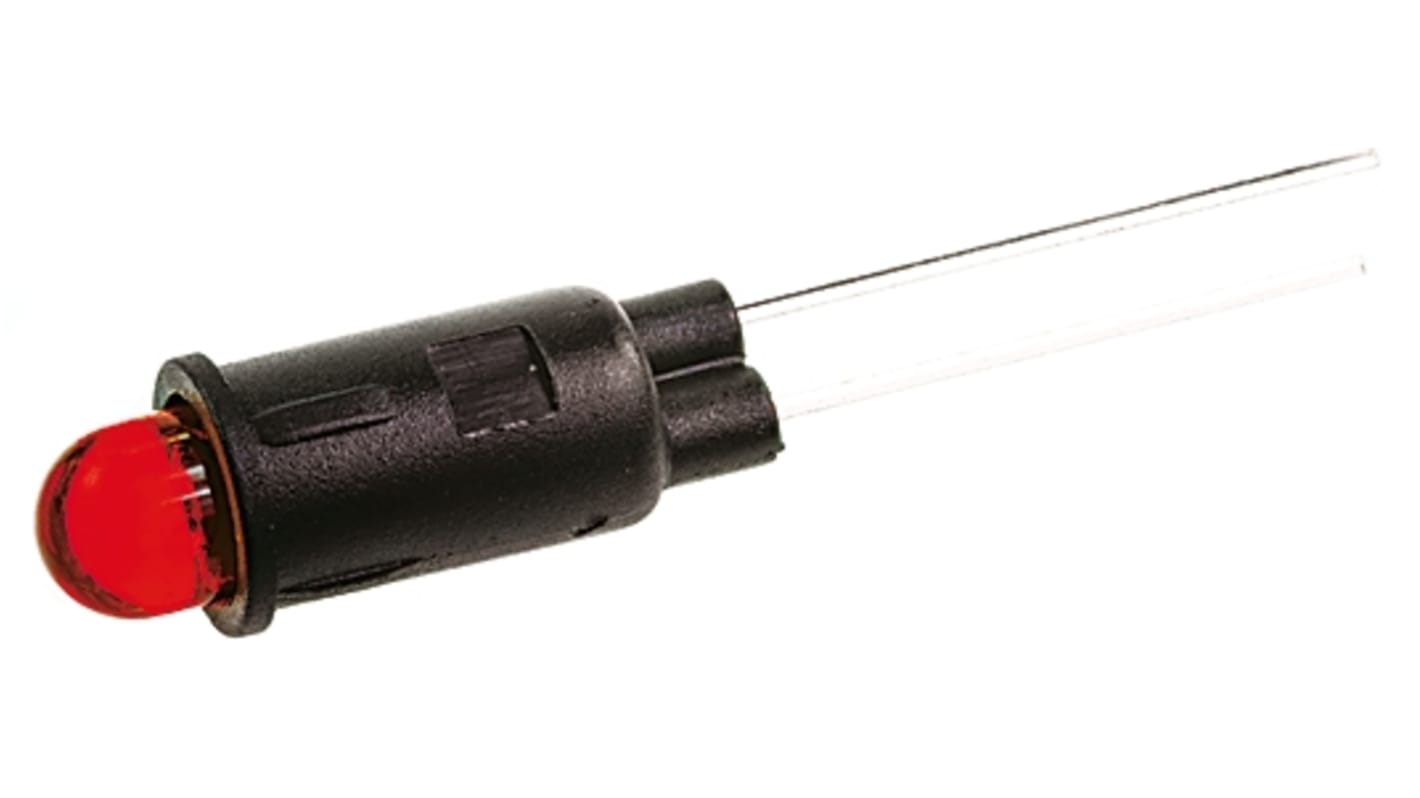 Marl Red Indicator, 2.8V, 6.4mm Mounting Hole Size