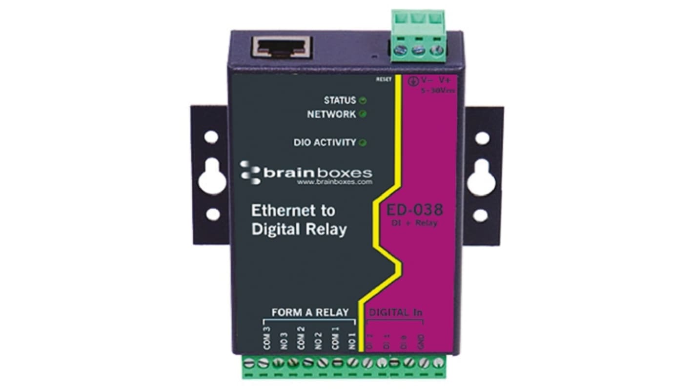 Convertisseur de médias Ethernet Brainboxes
