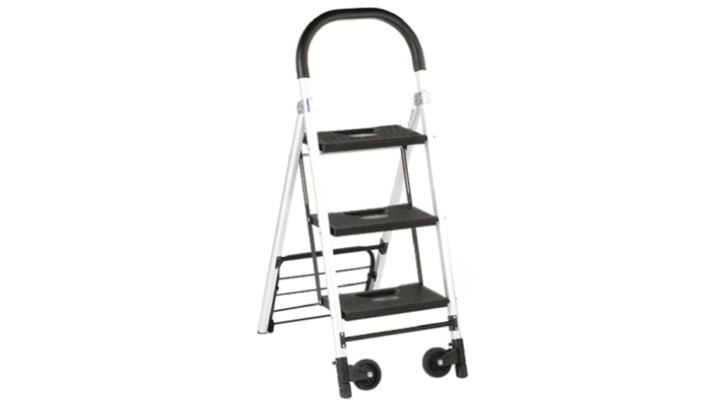 RS PRO Light Duty, Medium Duty Folding Aluminium Sack Truck, 60 kg, 150 kg Load, 390 x 280mm Load Plate