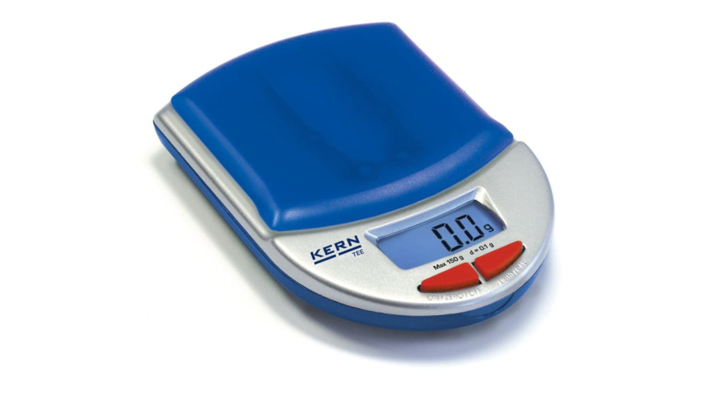 Kern TEE 150-1 Pocket Weighing Scale, 150g Weight Capacity