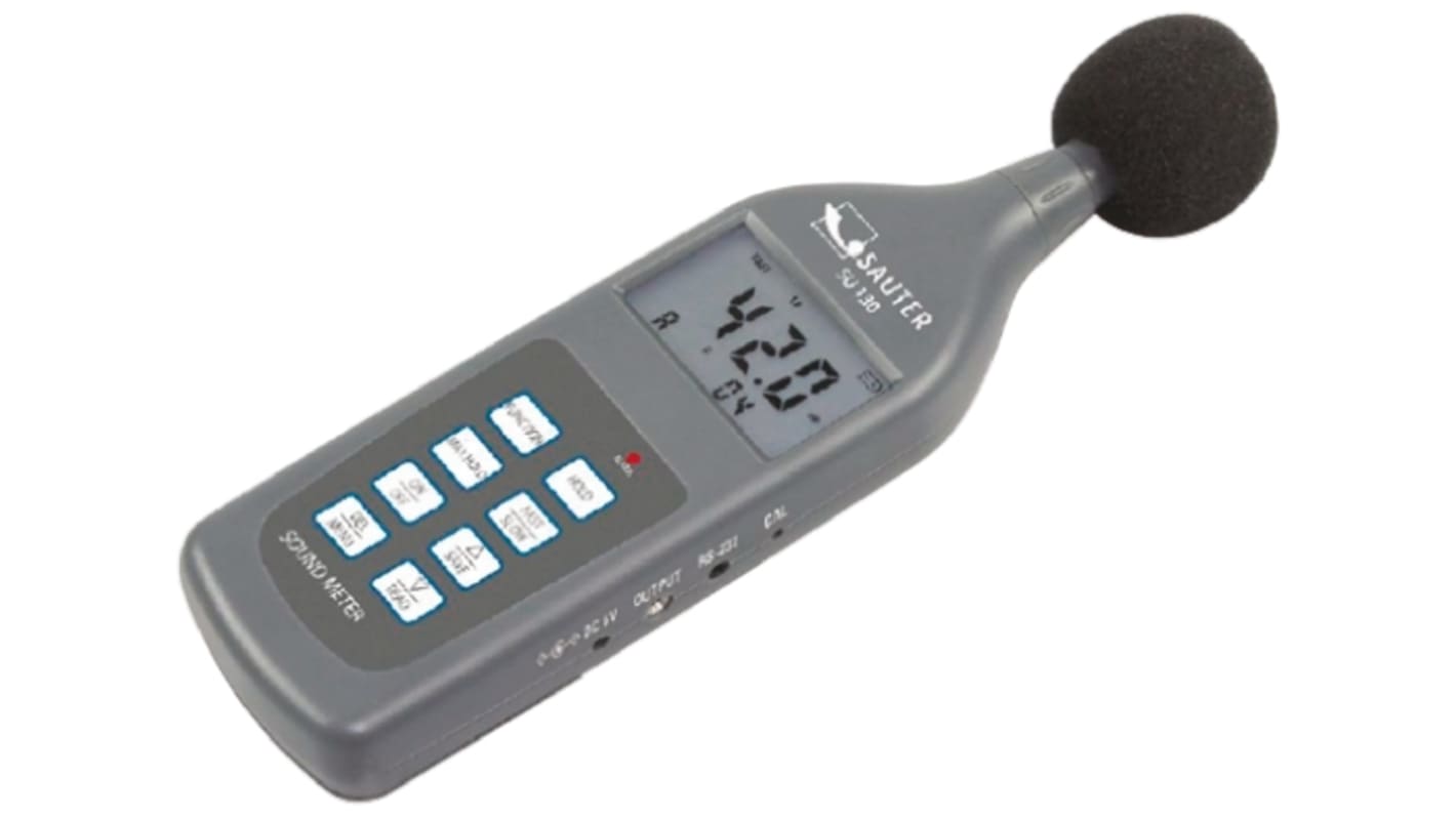 Sauter SU 130 Sound Level Meter, 30dB to 130dB