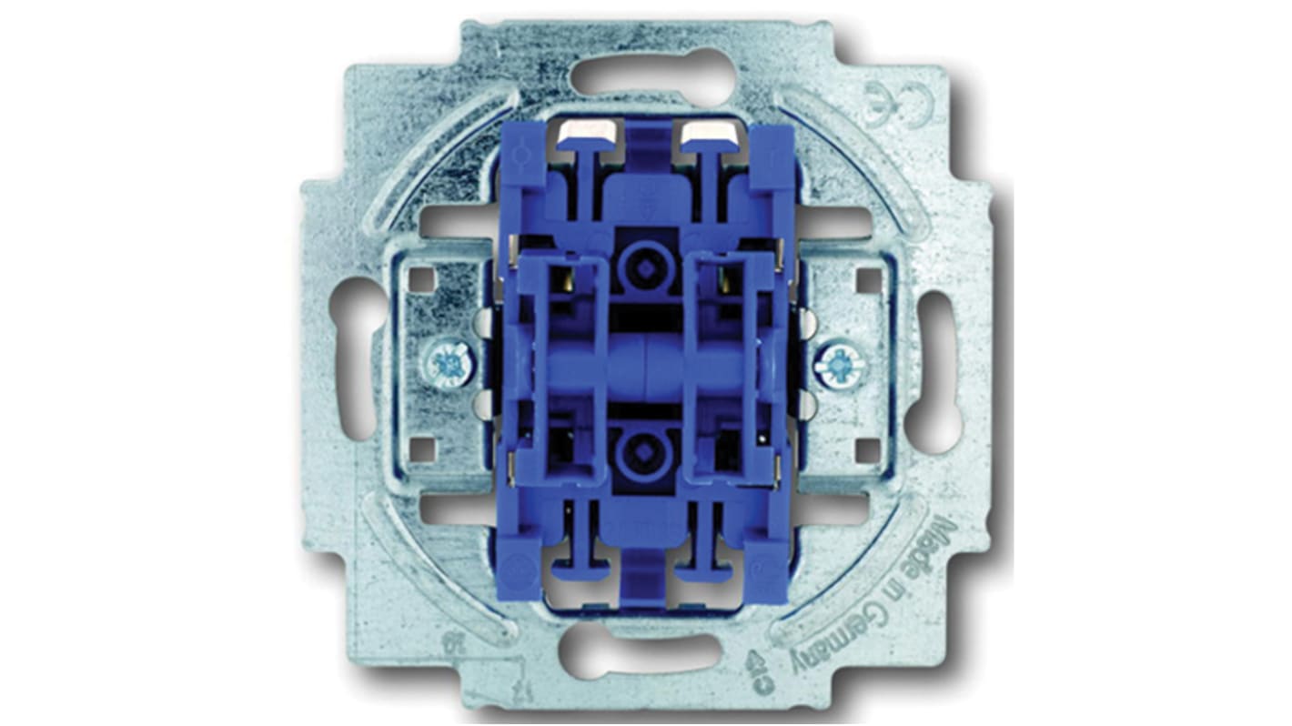 Busch Jaeger - ABB Rocker Light Switch, 1 Way, 1 Gang