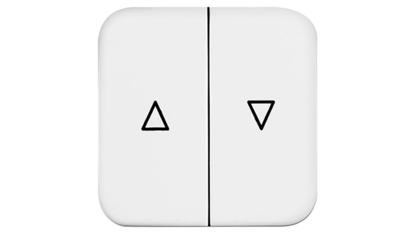 Busch Jaeger - ABB White Light Switch Cover