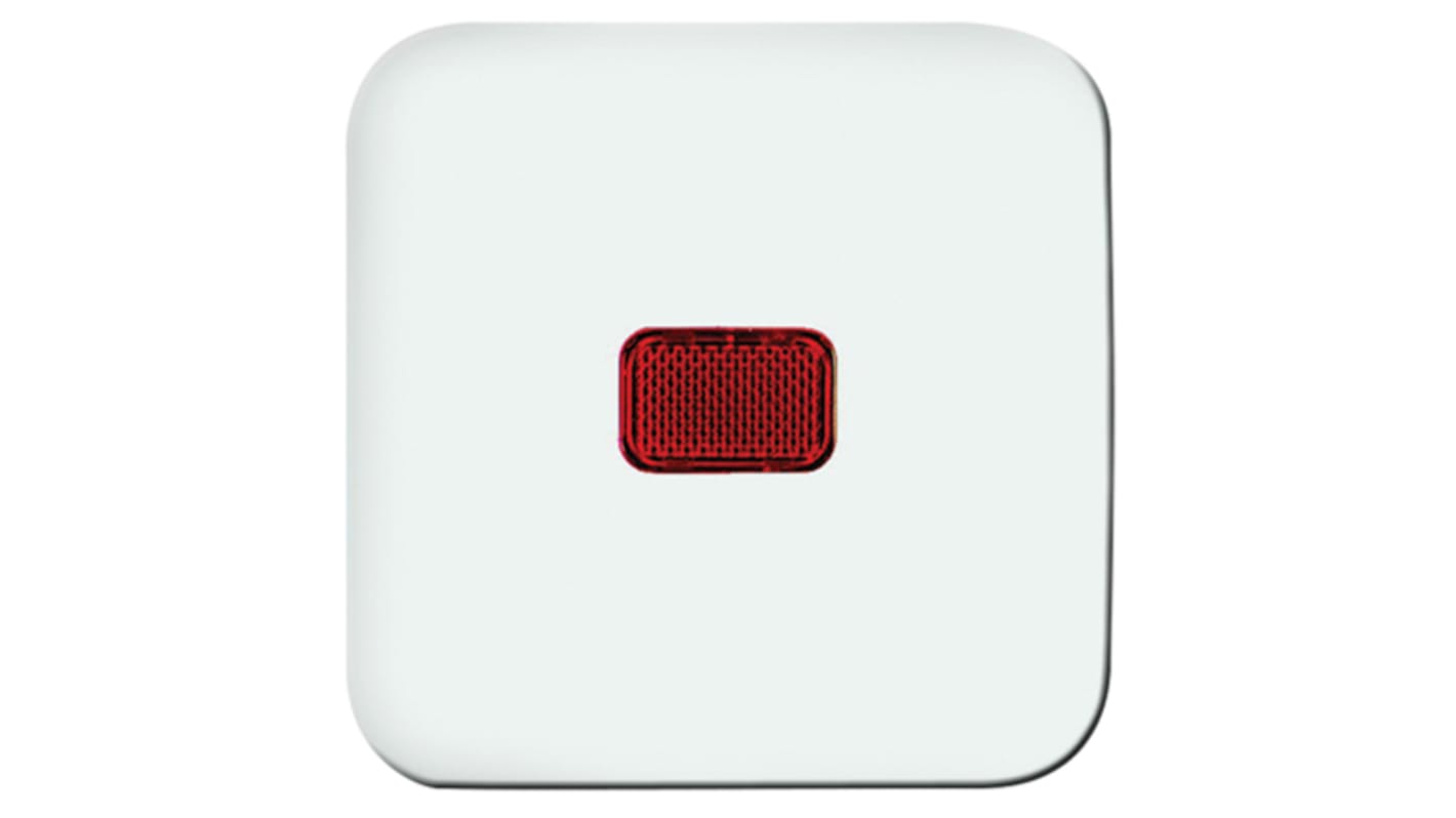 Busch Jaeger - ABB White 1 Gang Light Switch Cover