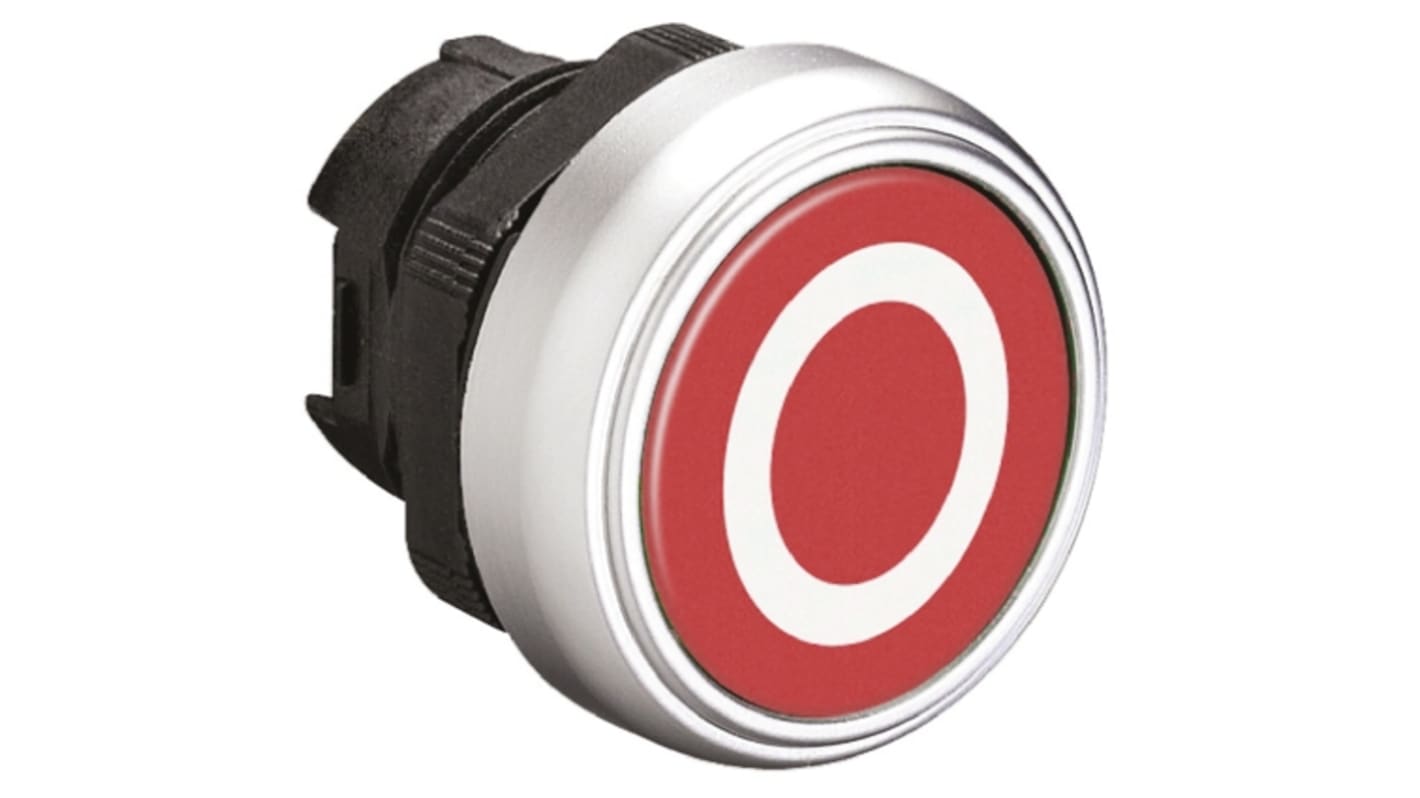 Lovato Platinum Series Red Spring Return Push Button Head, 22mm Cutout, IP66, IP67, IP69K