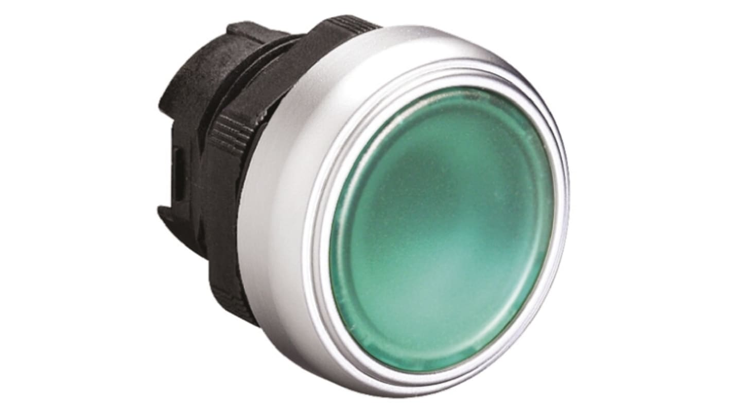 Lovato Platinum Series Green Spring Return Push Button Head, 22mm Cutout, IP66, IP67, IP69K