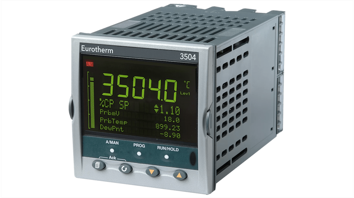 Rs-Online Termoregolatori PID Eurotherm 3504 100 → 230 V c.a. 96 x 96mm 6 uscite Analogico Relè di commutazione
