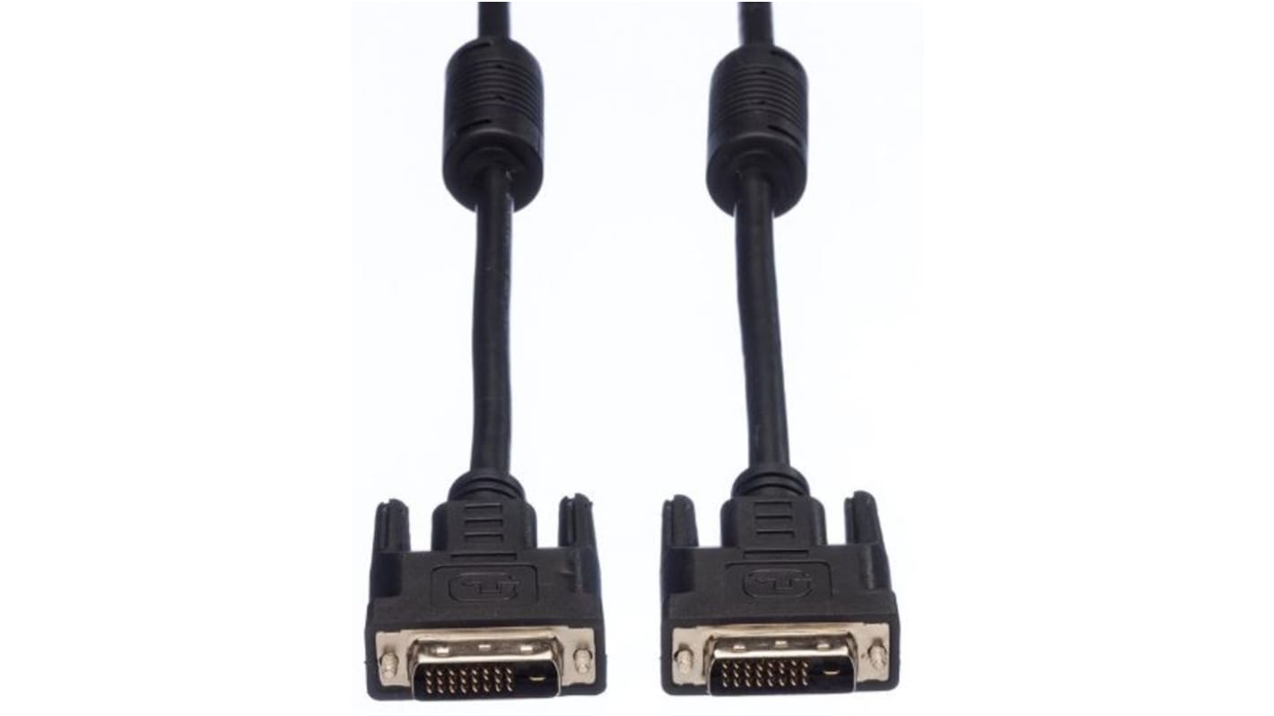 RS PRO Cable, 5m Black
