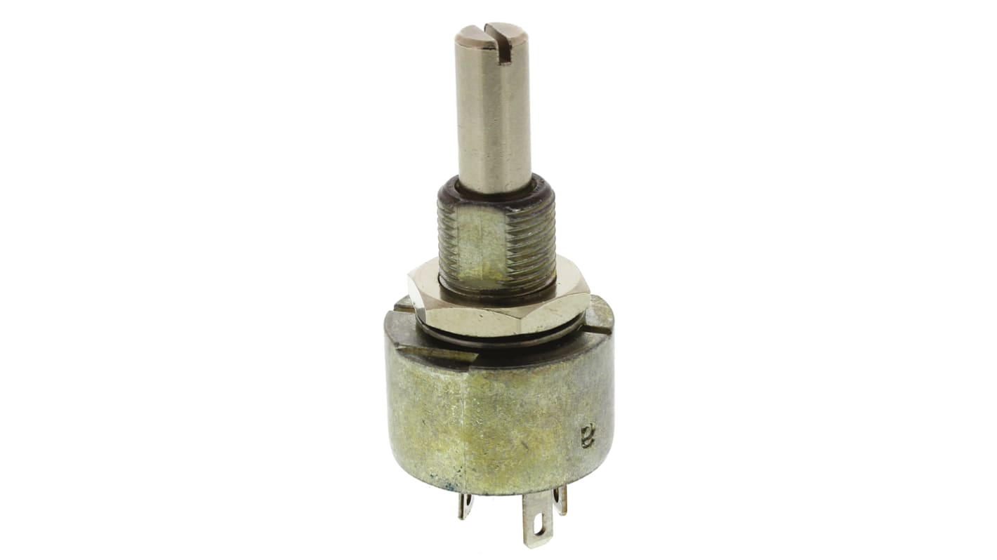 Vishay PE30 470Ω Rotary Potentiometer 1-Gang Panel Mount, PE30L0FL471KAB