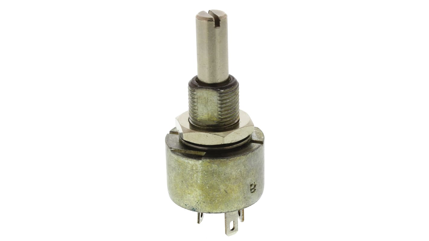 Vishay PE30, Tafelmontage  Dreh Potentiometer 470Ω ±10% / 3W , Schaft-Ø 6 mm