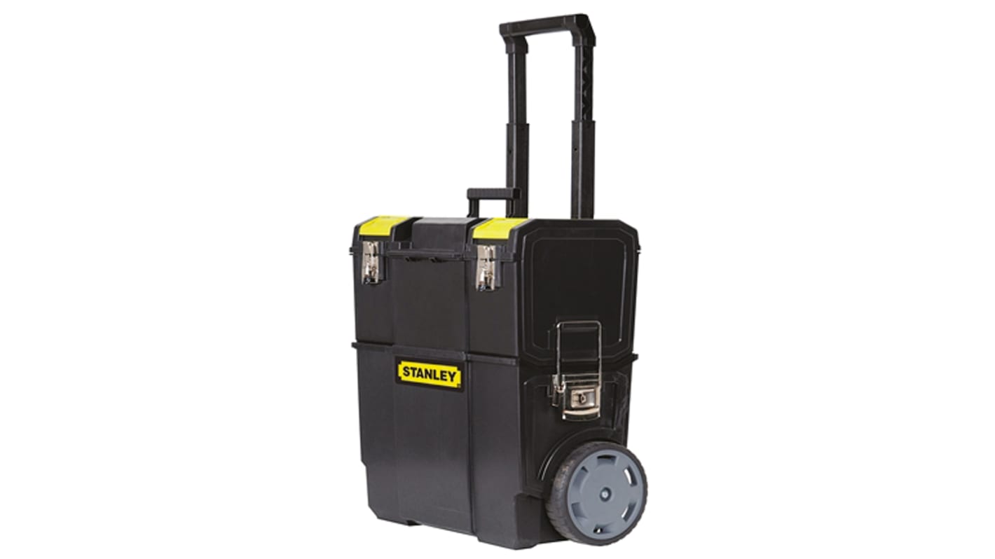 Stanley 2 in 1 2 drawers  Plastic Tool Box 2 Wheels, 475 x 284 x 475mm