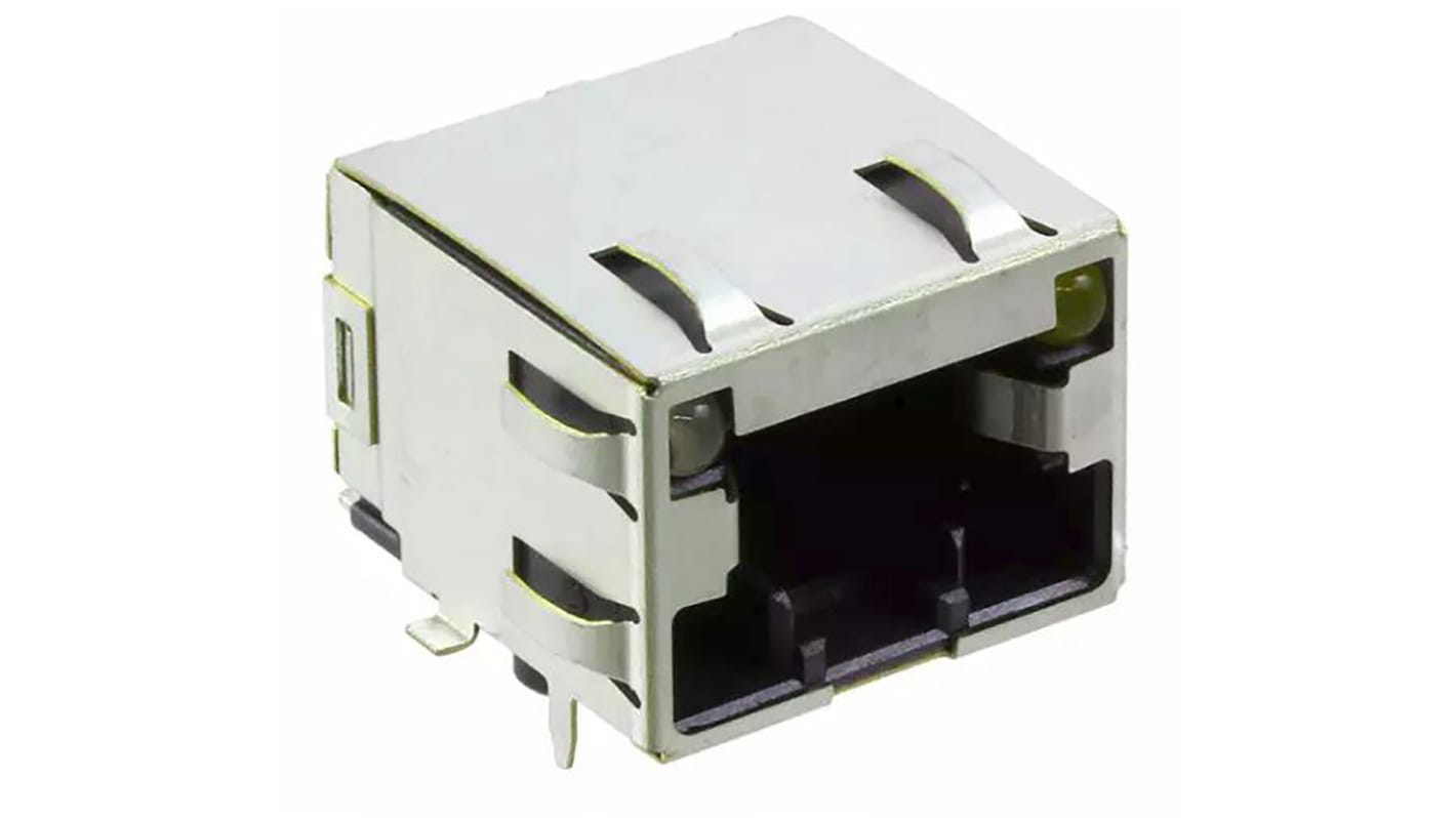 Connettore RJ45 Femmina TE Connectivity Cat5e, 8 vie, Montaggio superficiale