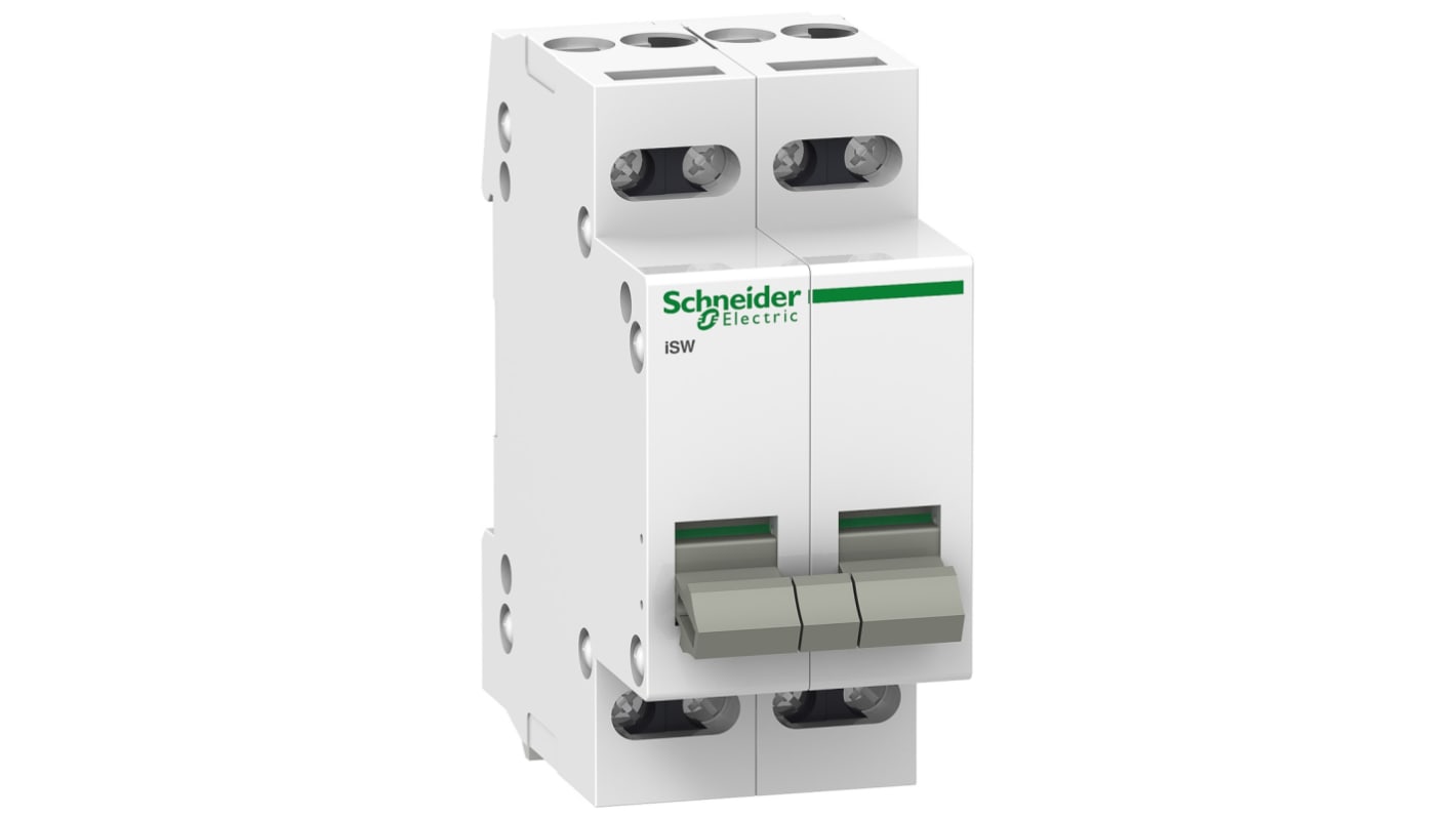 Schneider Electric 4P Pole Isolator Switch - 20A Maximum Current, IP40