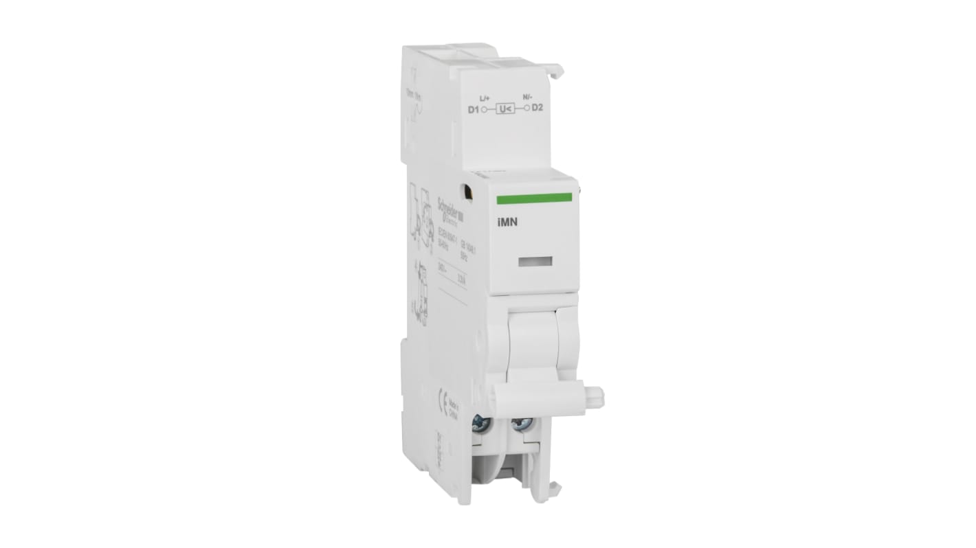 Schneider Electric 220 → 240V ac Undervoltage Release Circuit Trip for use with ARA, ic60 MCB, IDPN Vigi, ild