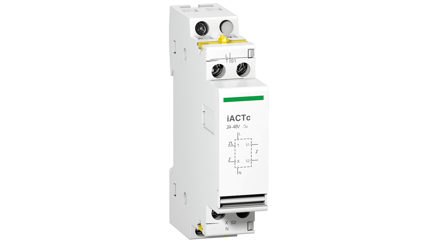 Schneider Electric Auxiliary Contact, DIN Rail Mount, Acti 9