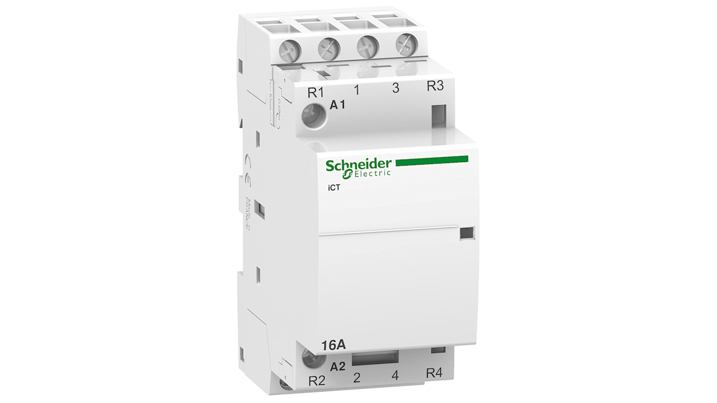 Stycznik 230 V AC Schneider Electric styki: 4 16 A 2NO + 2NC Śruba A9C22818