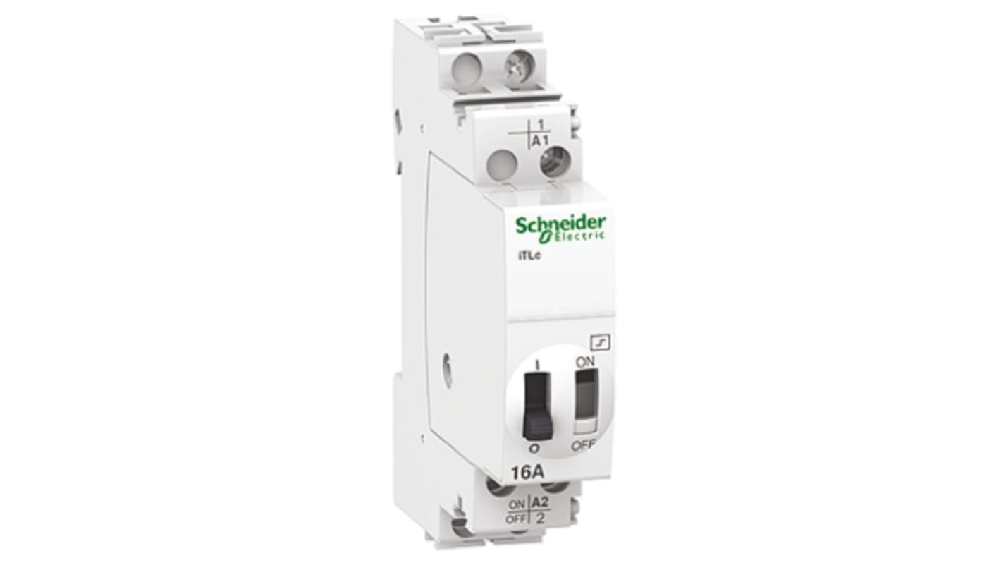 Schneider Electric 48V ac Spule 1-poliger Schließer für DIN-Schienen 16A