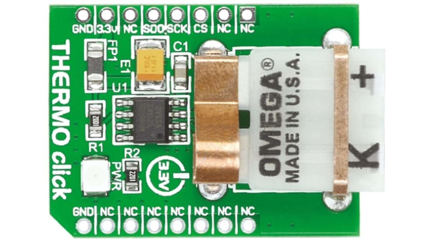 MikroElektronika Thermocouple Sensor mikroBus Click Board