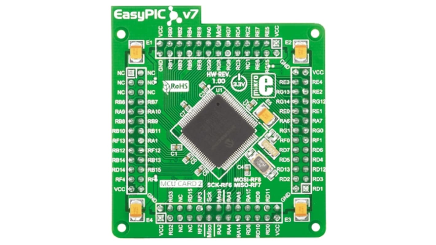 MikroElektronika 评估板, PIC33处理器, EasyPIC FUSION