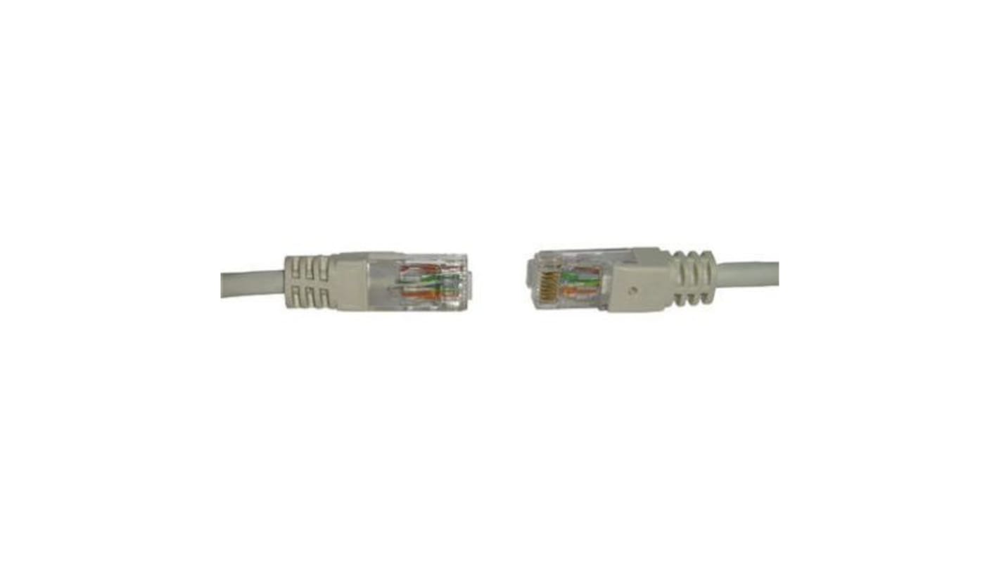 RS PRO, 20m Cat6, Grey RJ45 to Male RJ45 Male, U/UTPUnshielded, Terminated LSZH Sheath