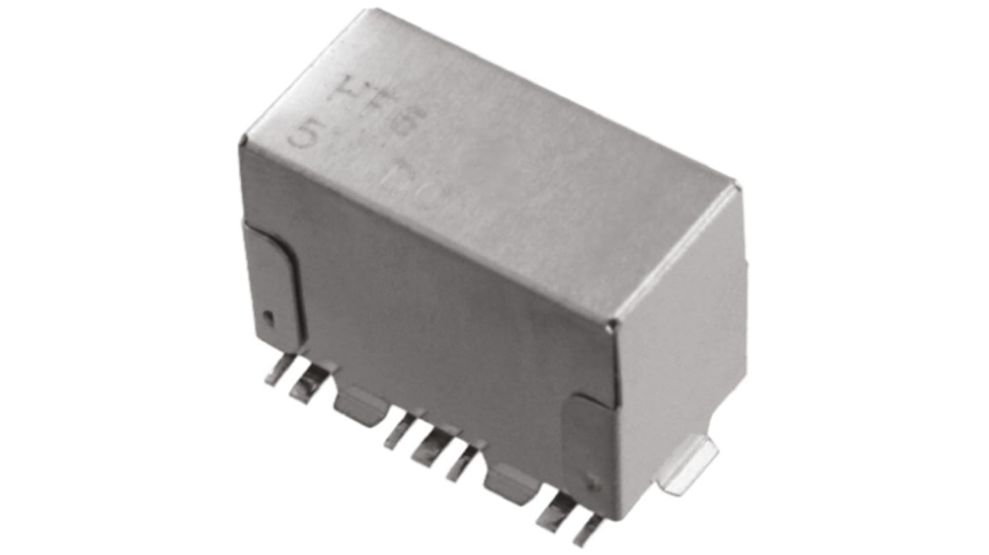 TE Connectivity Surface Mount High Frequency Relay, 5V dc Coil, 50Ω Impedance, SPDT