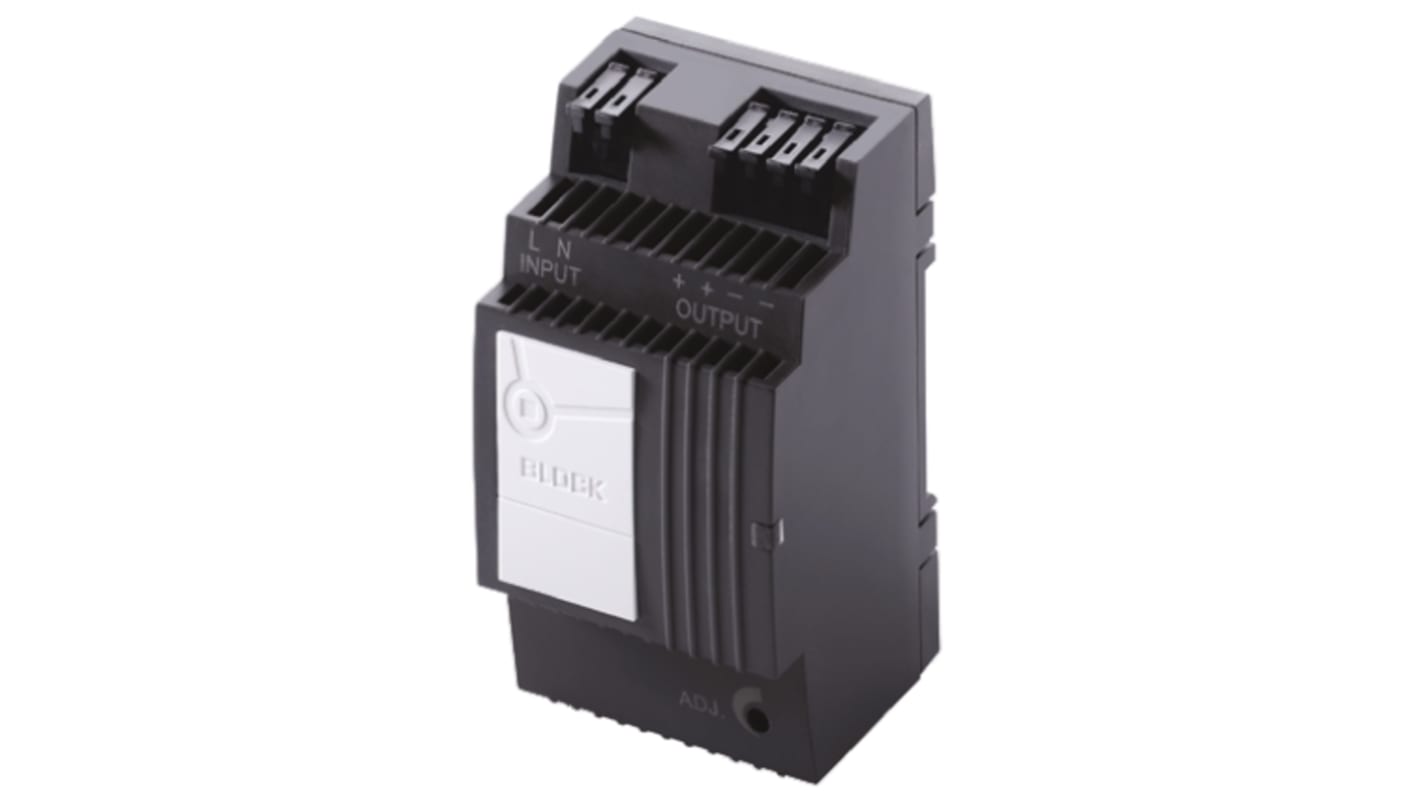 Alimentatore a montaggio su guida DIN Block, 12V cc, 4A, 85 → 264 V ac / 120 → 373V cc, 48W