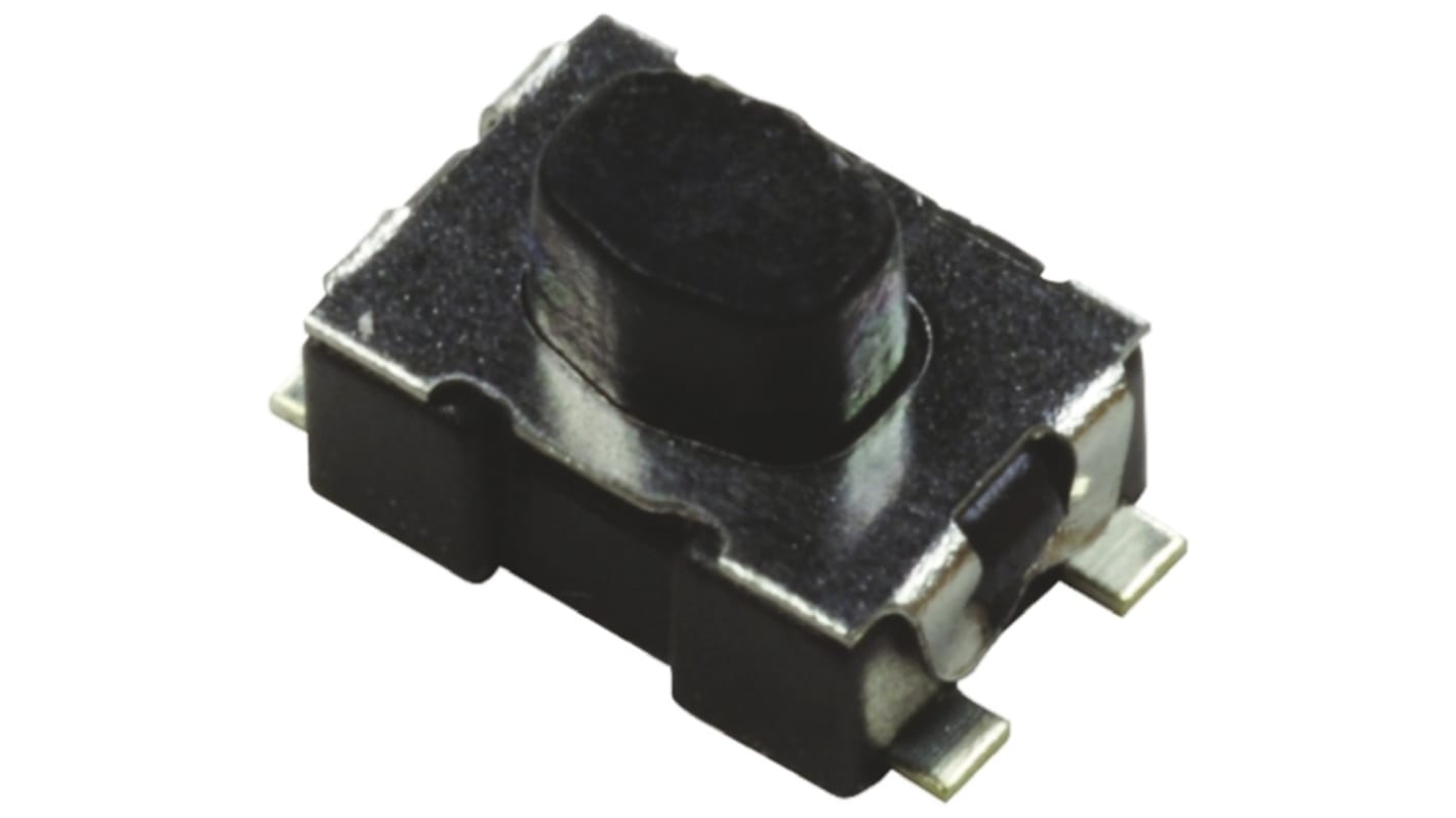 C & K Top Tactile Switch, SPST 50 mA @ 32 V dc 0.5mm