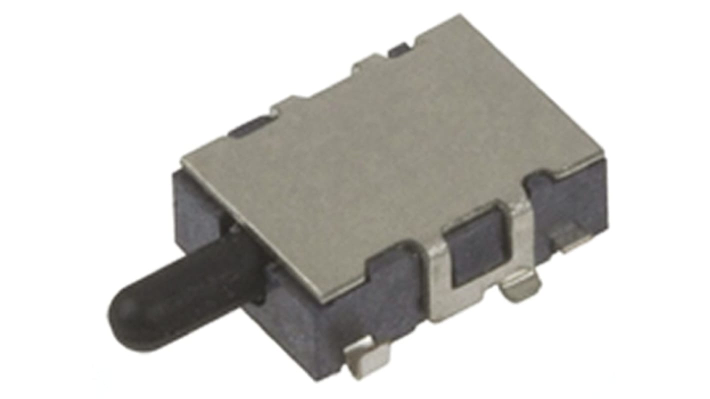 C & K Detector Switch, SPST, 100 mA @ 12 V dc, Silver Cladding