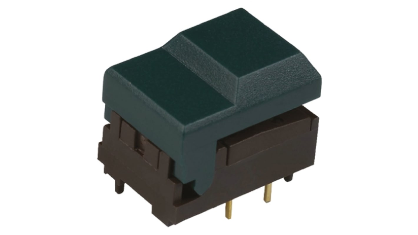 C & K Grey Tact Switch, SPST 10 mA @ 24 V dc