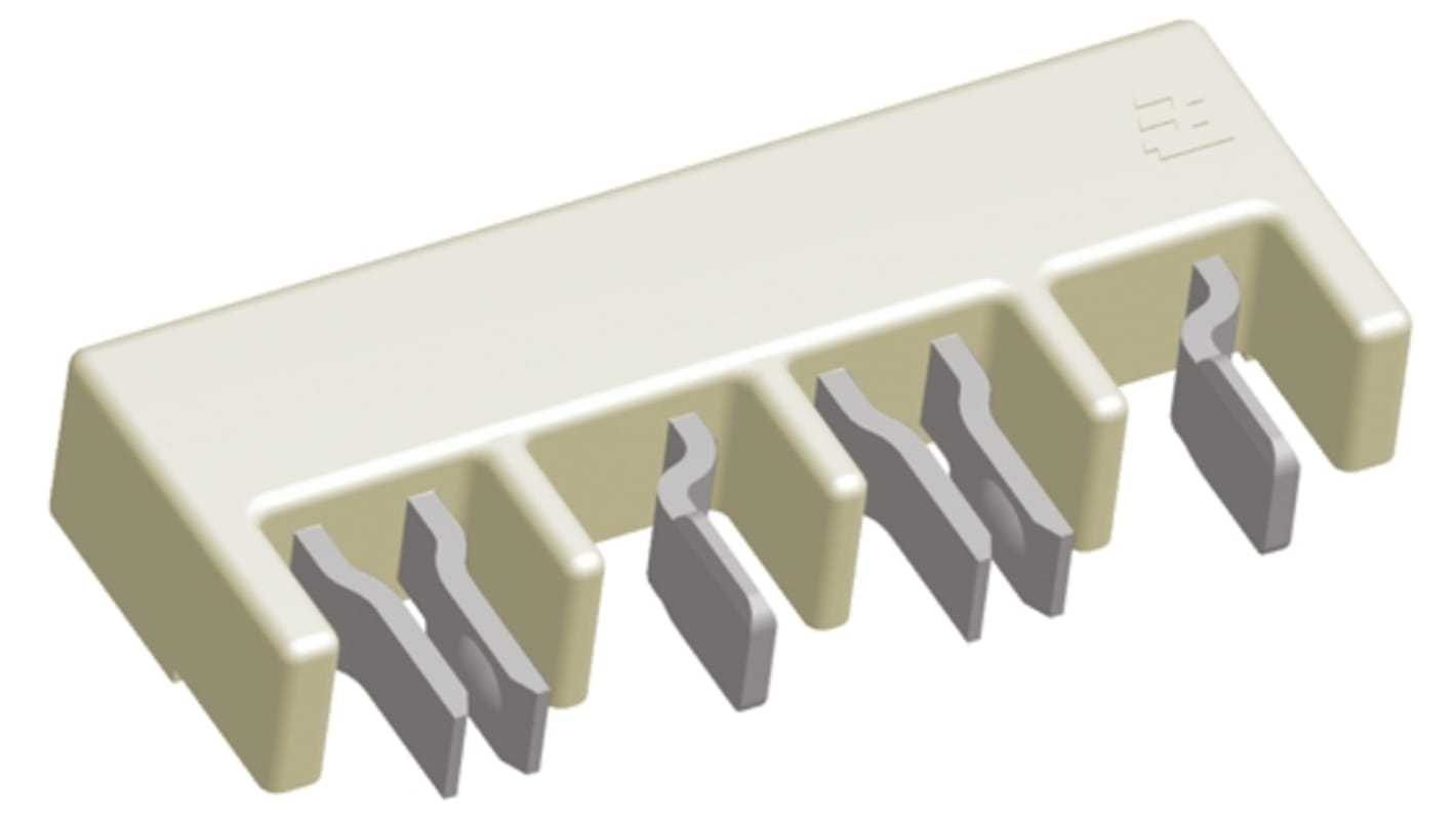 TE Connectivity Hermaphroditic Hermaphroditic Connector Housing, 3mm Pitch, 4 Way, 1 Row